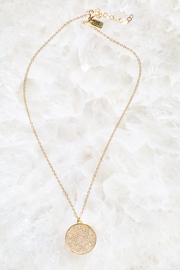 gold diamond pendant necklace
